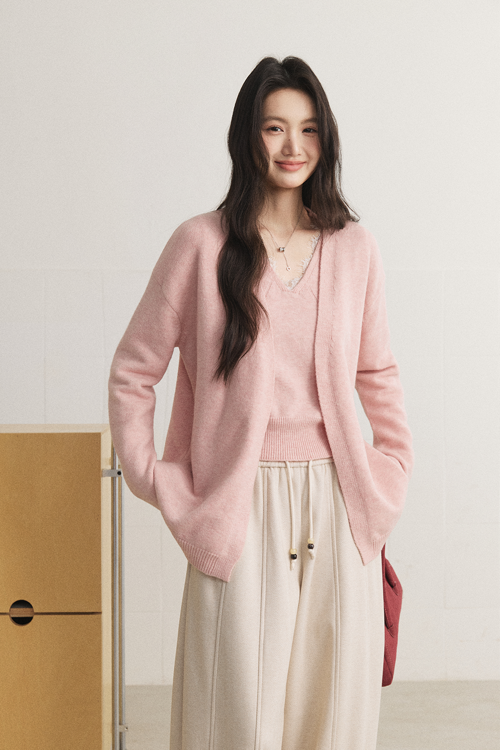 Knit Shirt Set for Women MISHOW