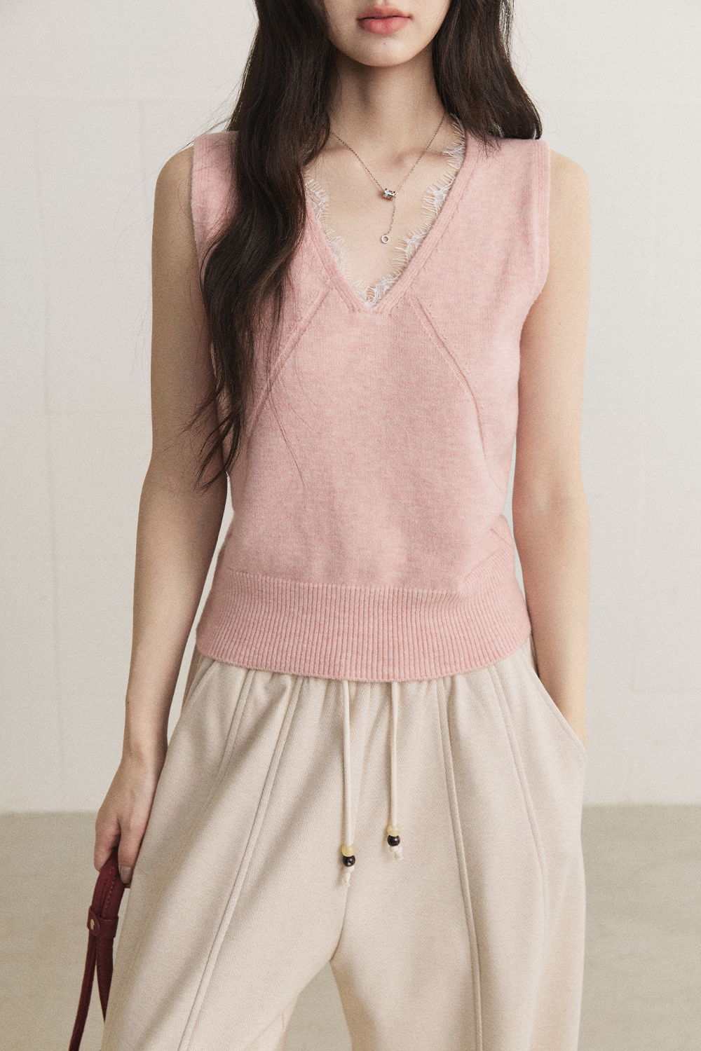 Knit Shirt Set for Women MISHOW