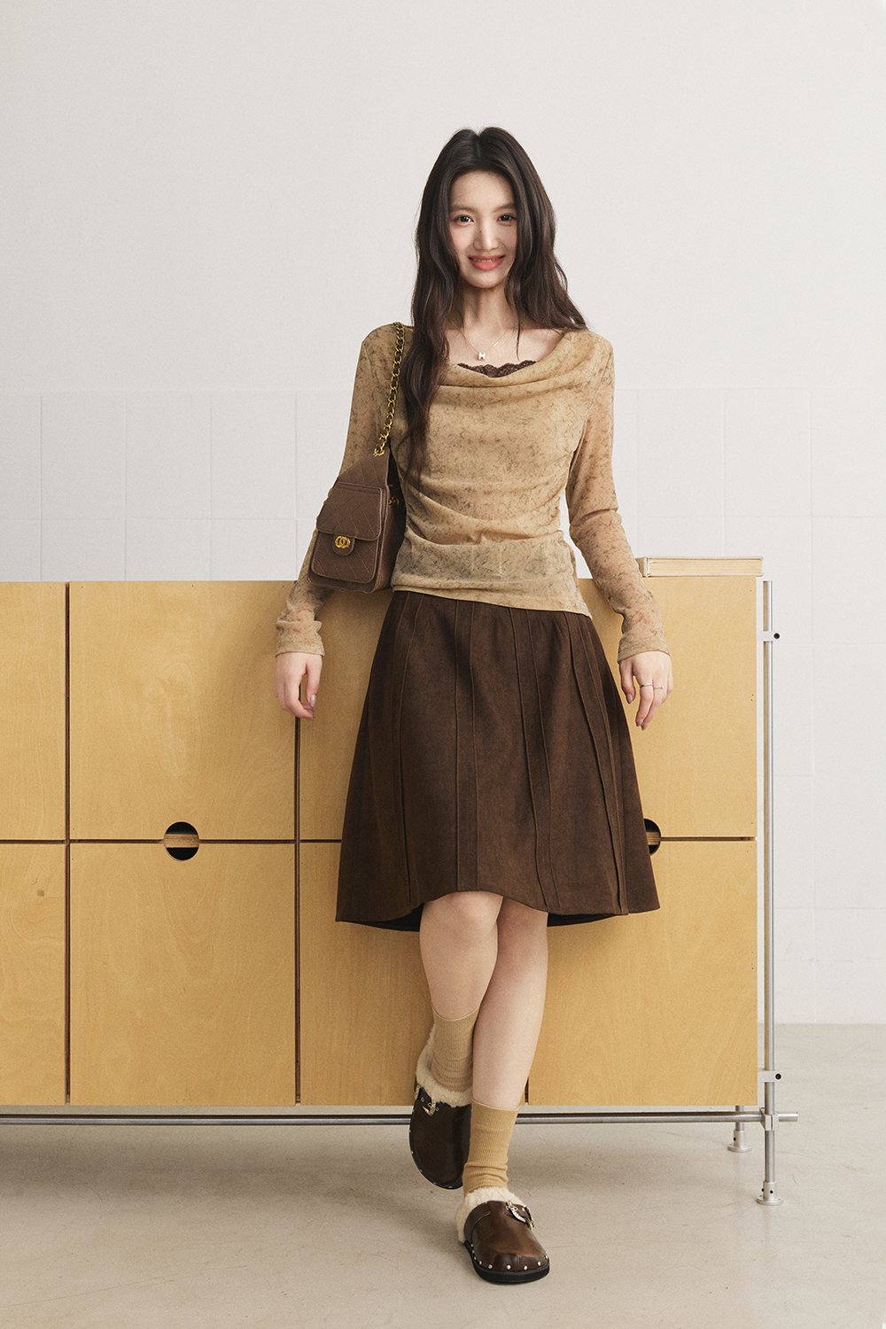 Midi Skirt for Women MISHOW