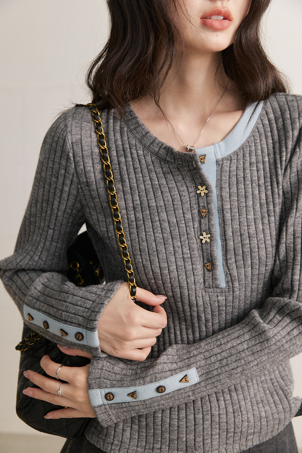 Knit Shirt for Women MISHOW