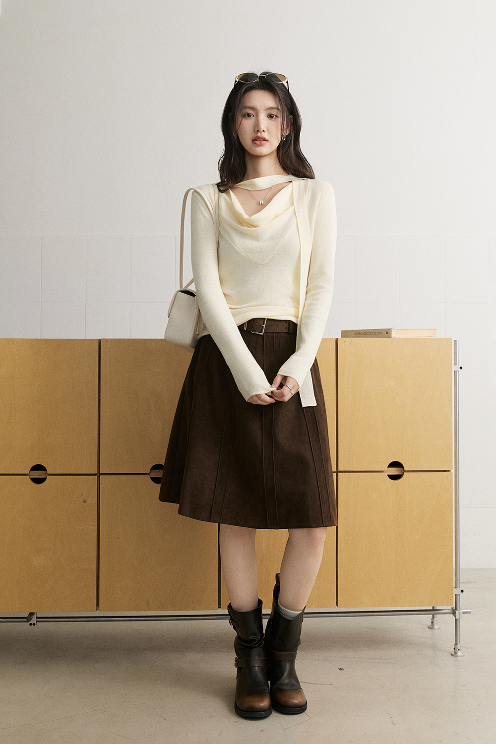 Midi Skirt for Women MISHOW
