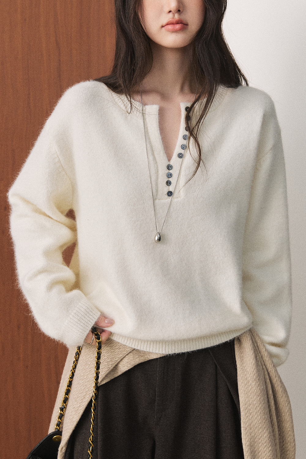 Knit Shirt for Women MISHOW