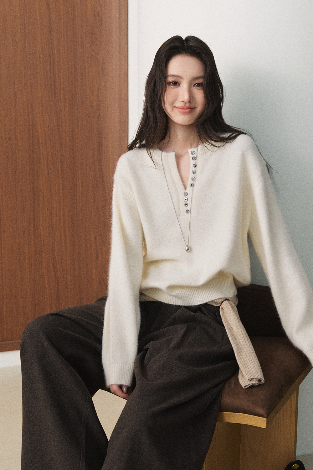 Knit Shirt for Women MISHOW
