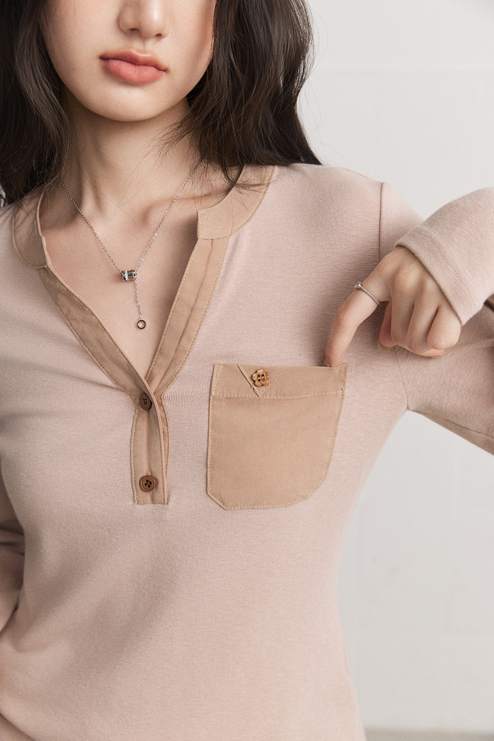 Long Sleeve T-shirt for Women MISHOW