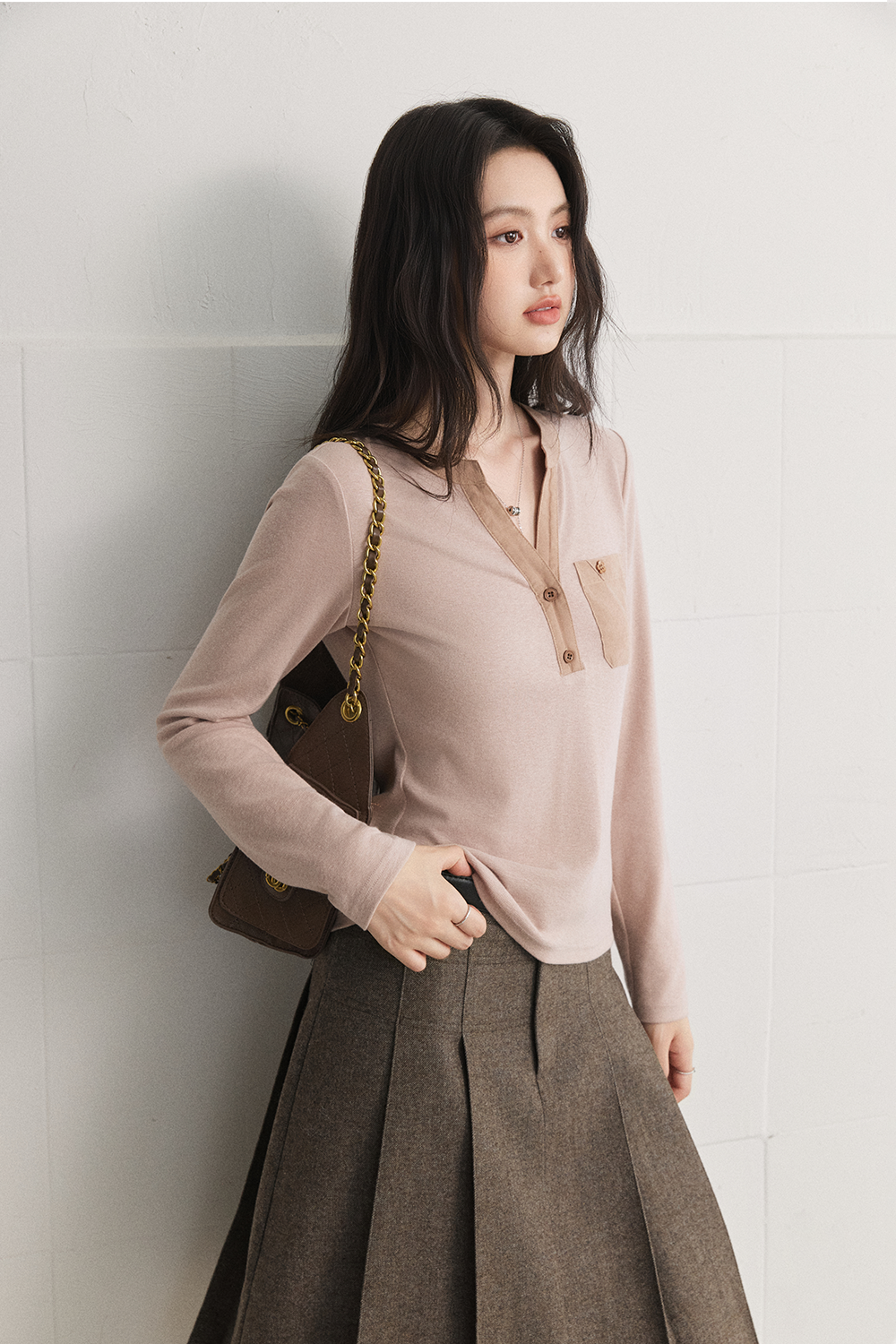 Long Sleeve T-shirt for Women MISHOW