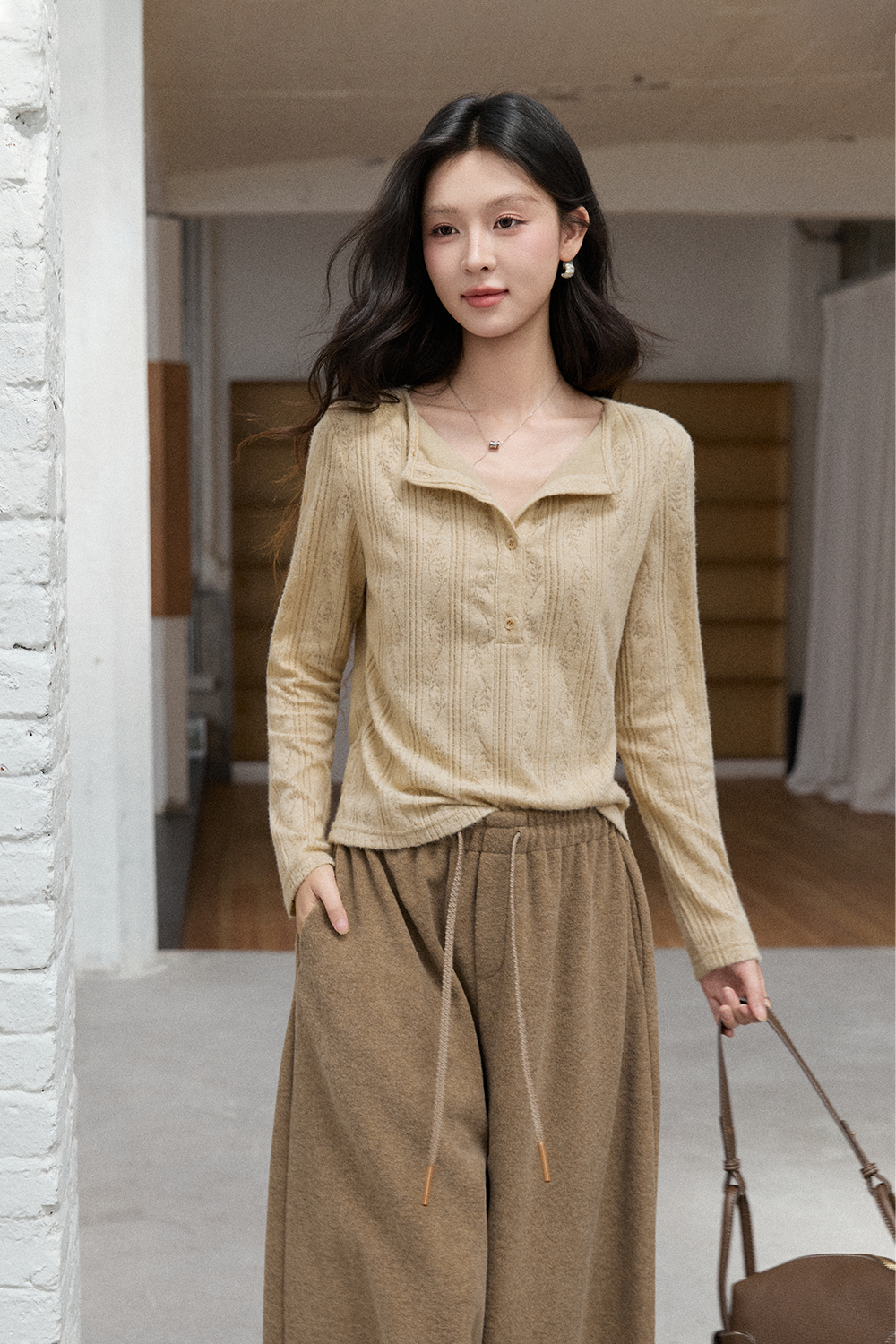 Long Sleeve T-shirt for Women MISHOW