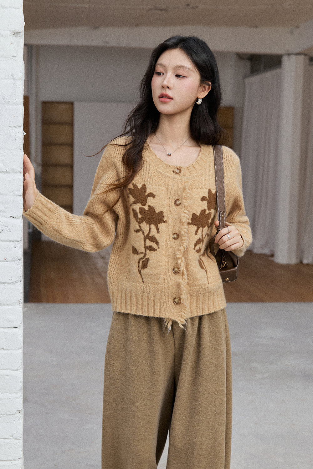 Knit Cardigan for Women MISHOW