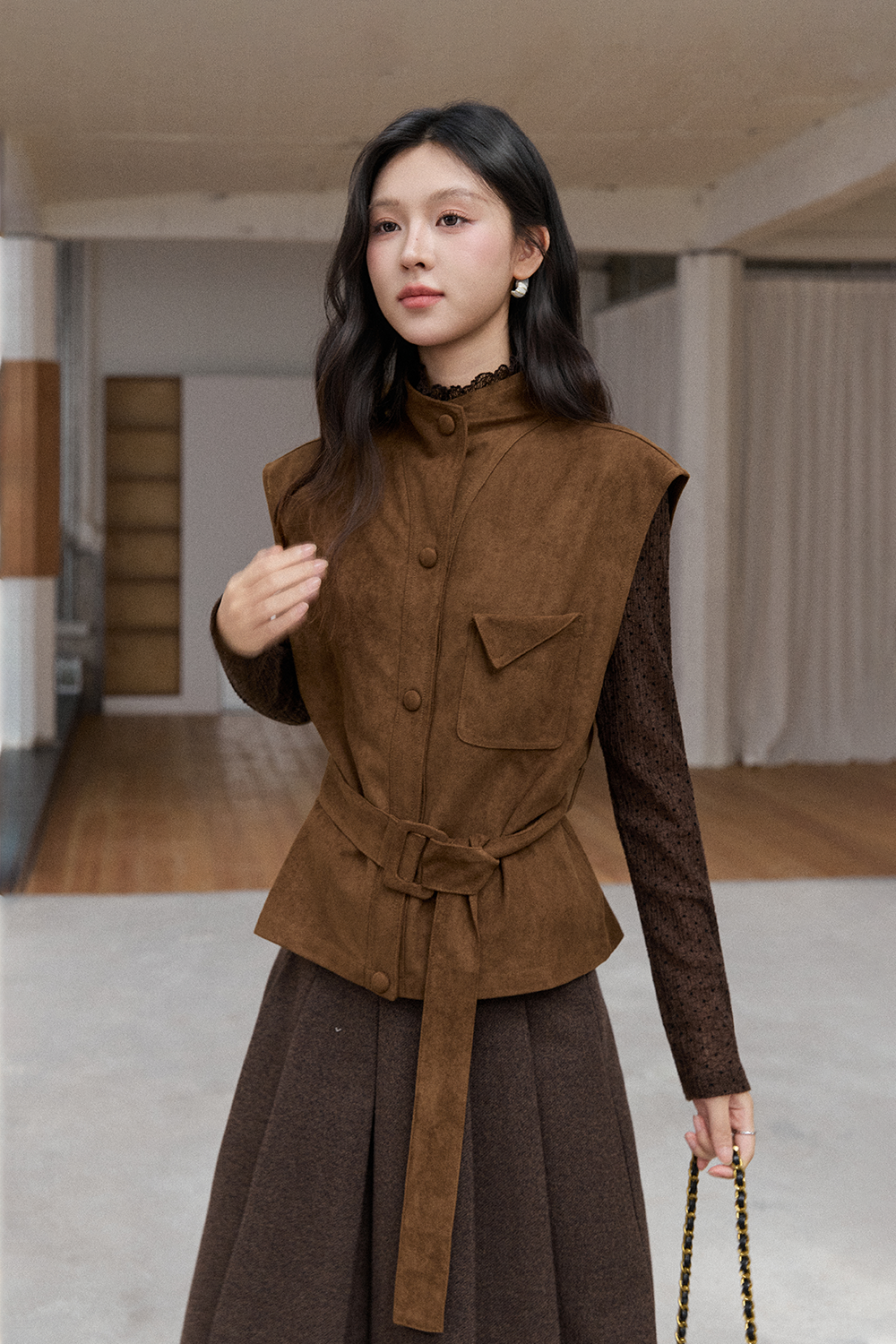 Vest+Belt for Women MISHOW