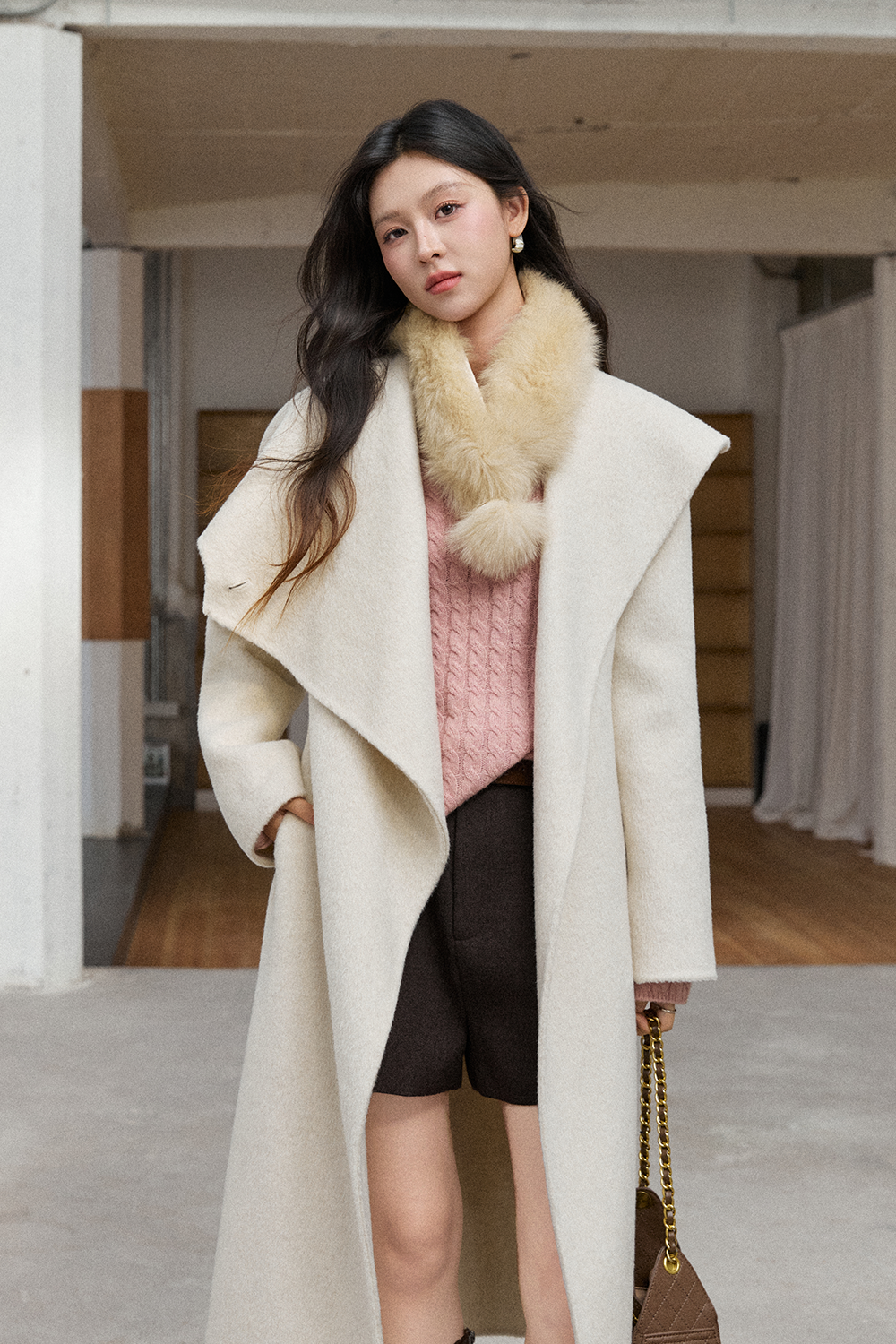 Woolen Coat for Women MISHOW