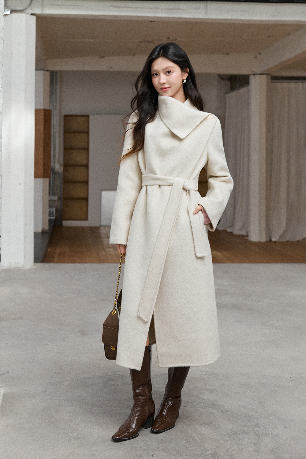 Woolen Coat for Women MISHOW