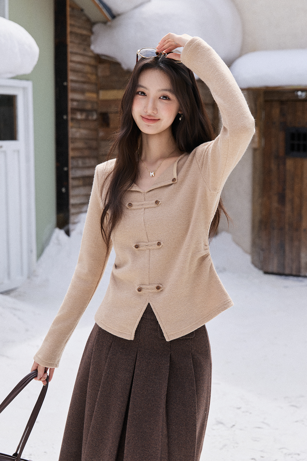 Long Sleeve T-shirt for Women MISHOW