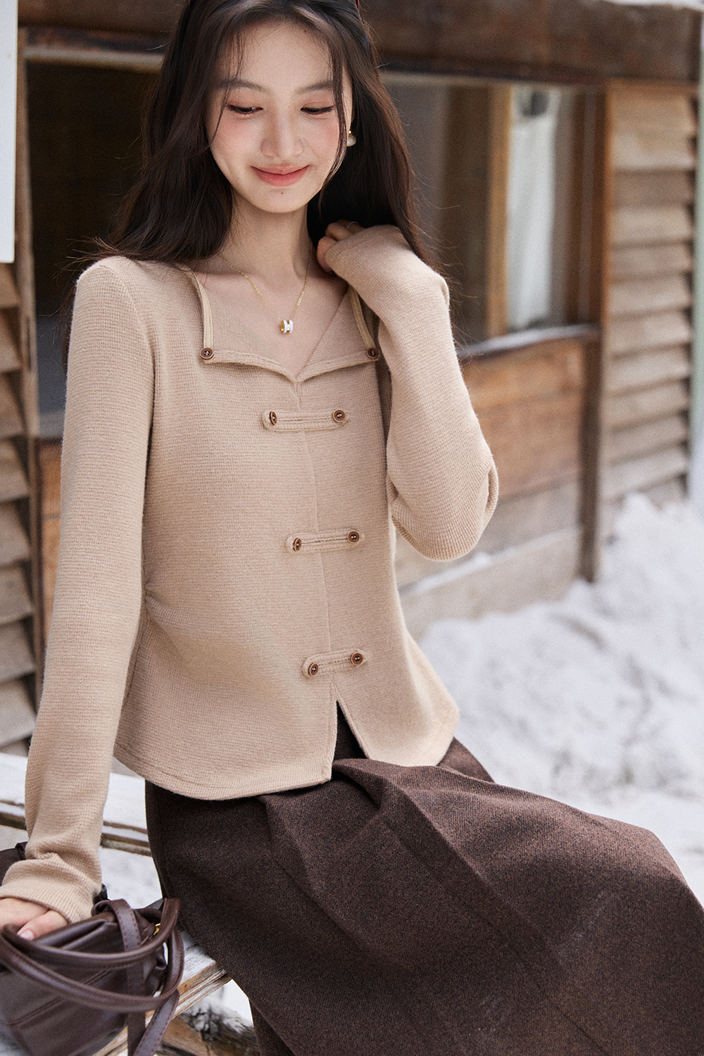 Long Sleeve T-shirt for Women MISHOW