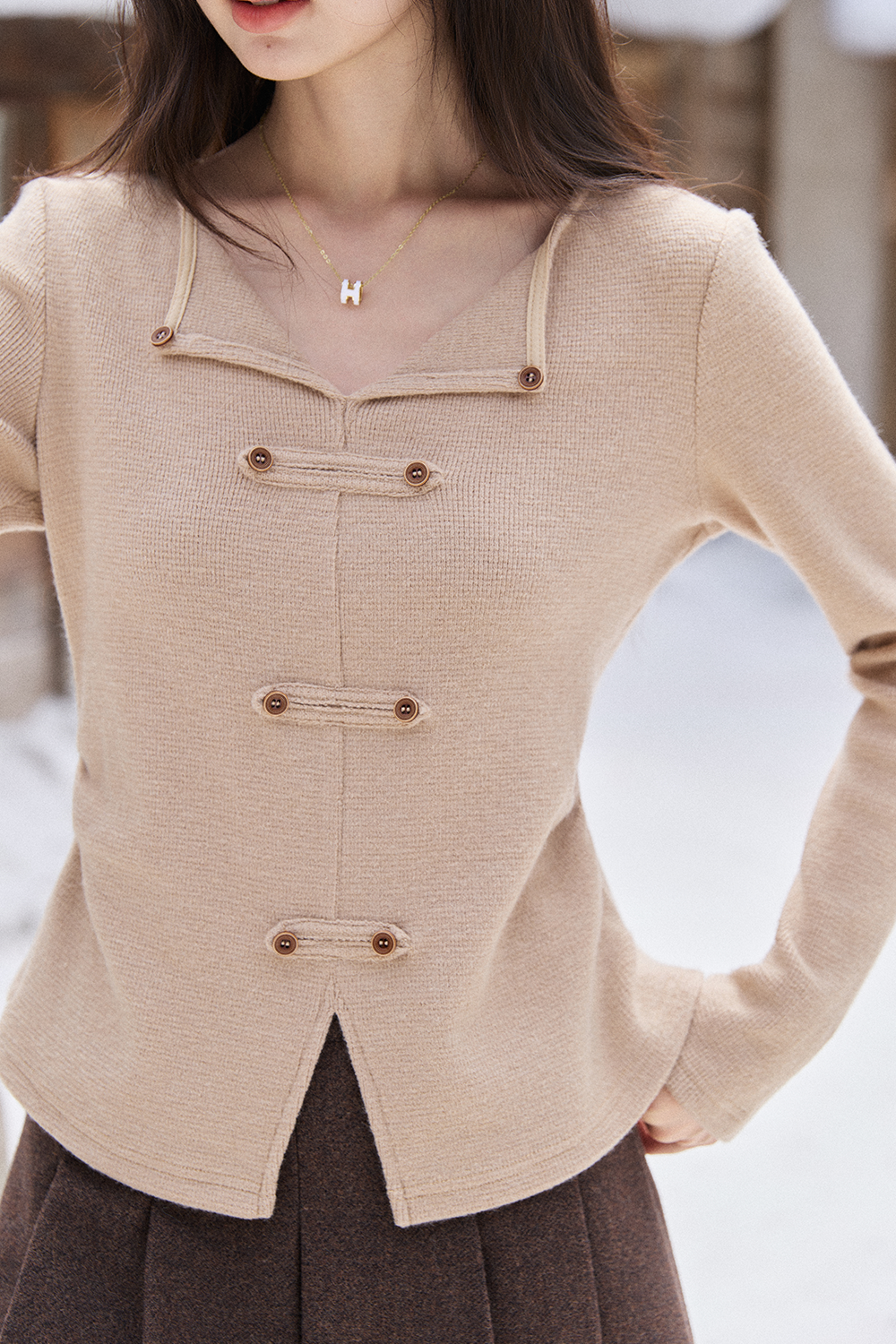 Long Sleeve T-shirt for Women MISHOW
