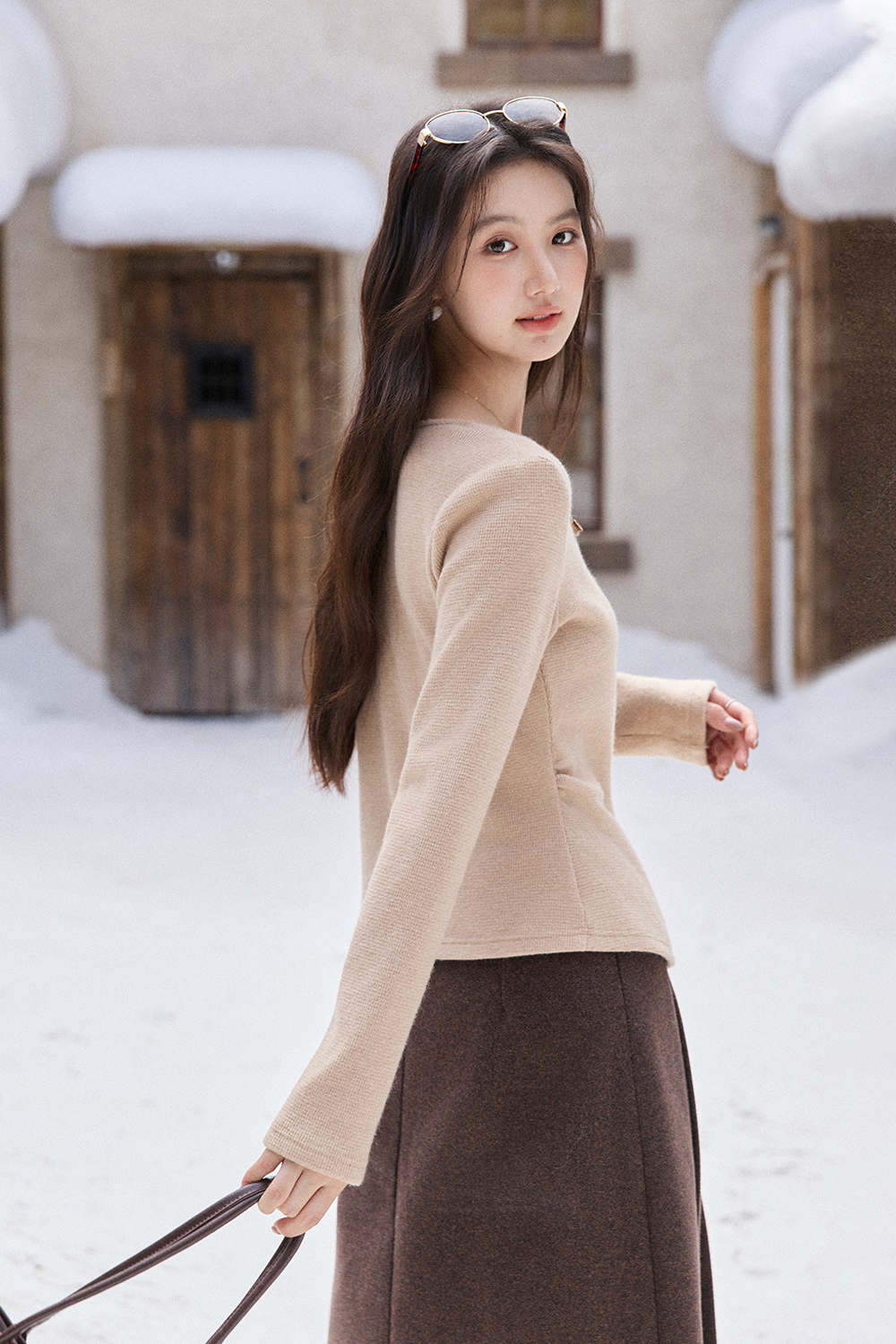 Long Sleeve T-shirt for Women MISHOW