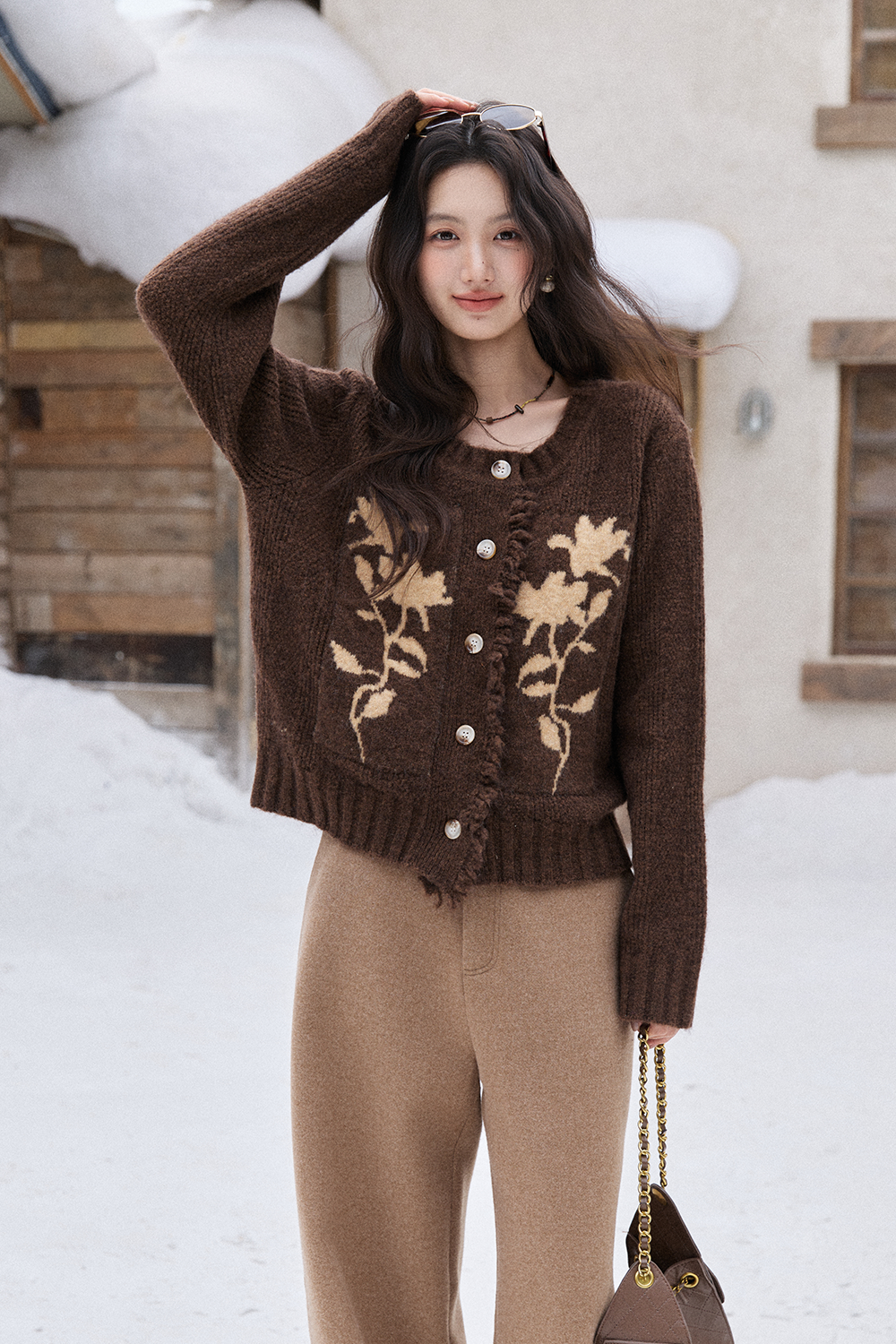 Knit Cardigan for Women MISHOW