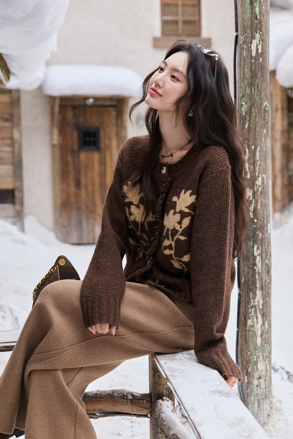 Knit Cardigan for Women MISHOW