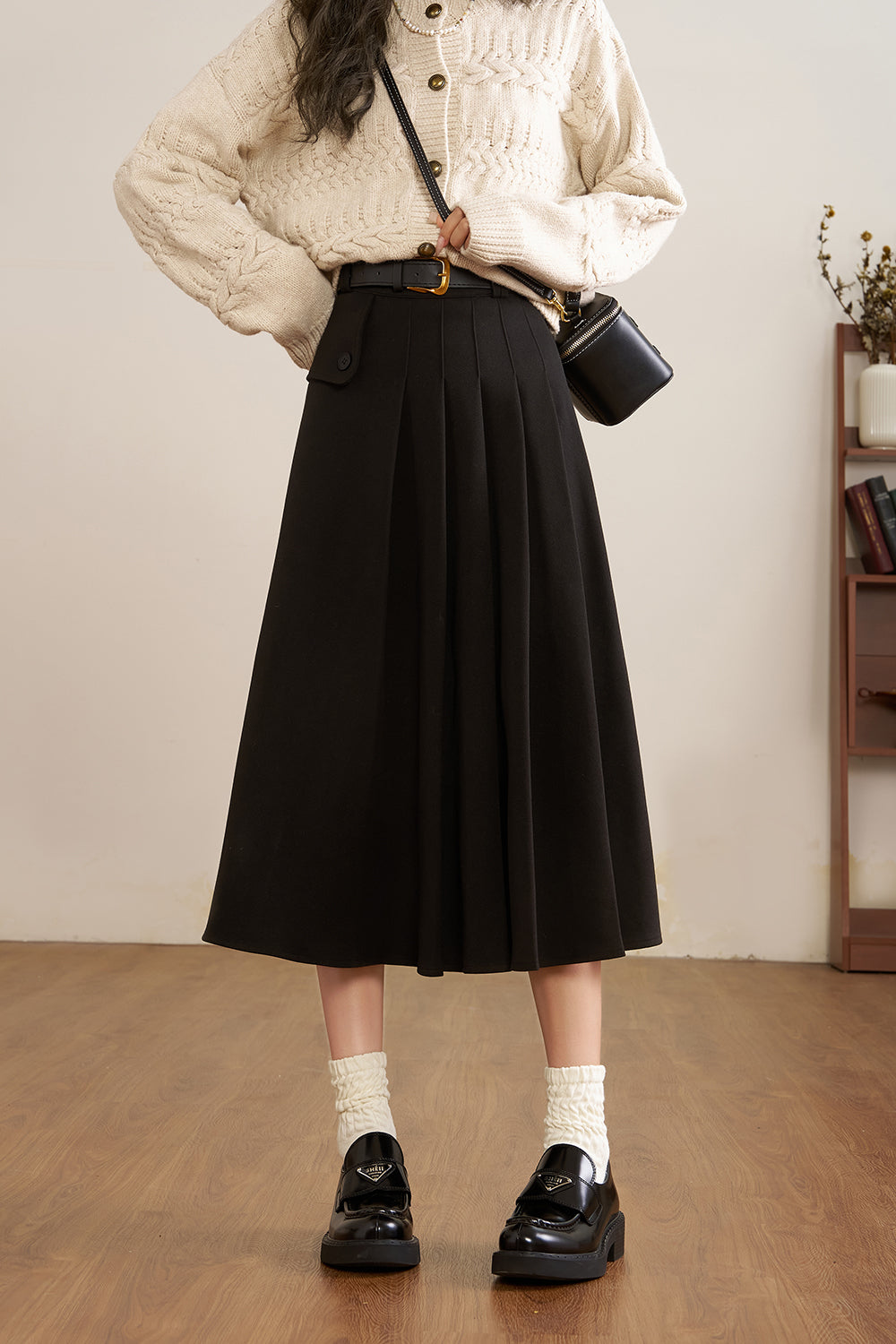 A Line Maxi Skirt for Women