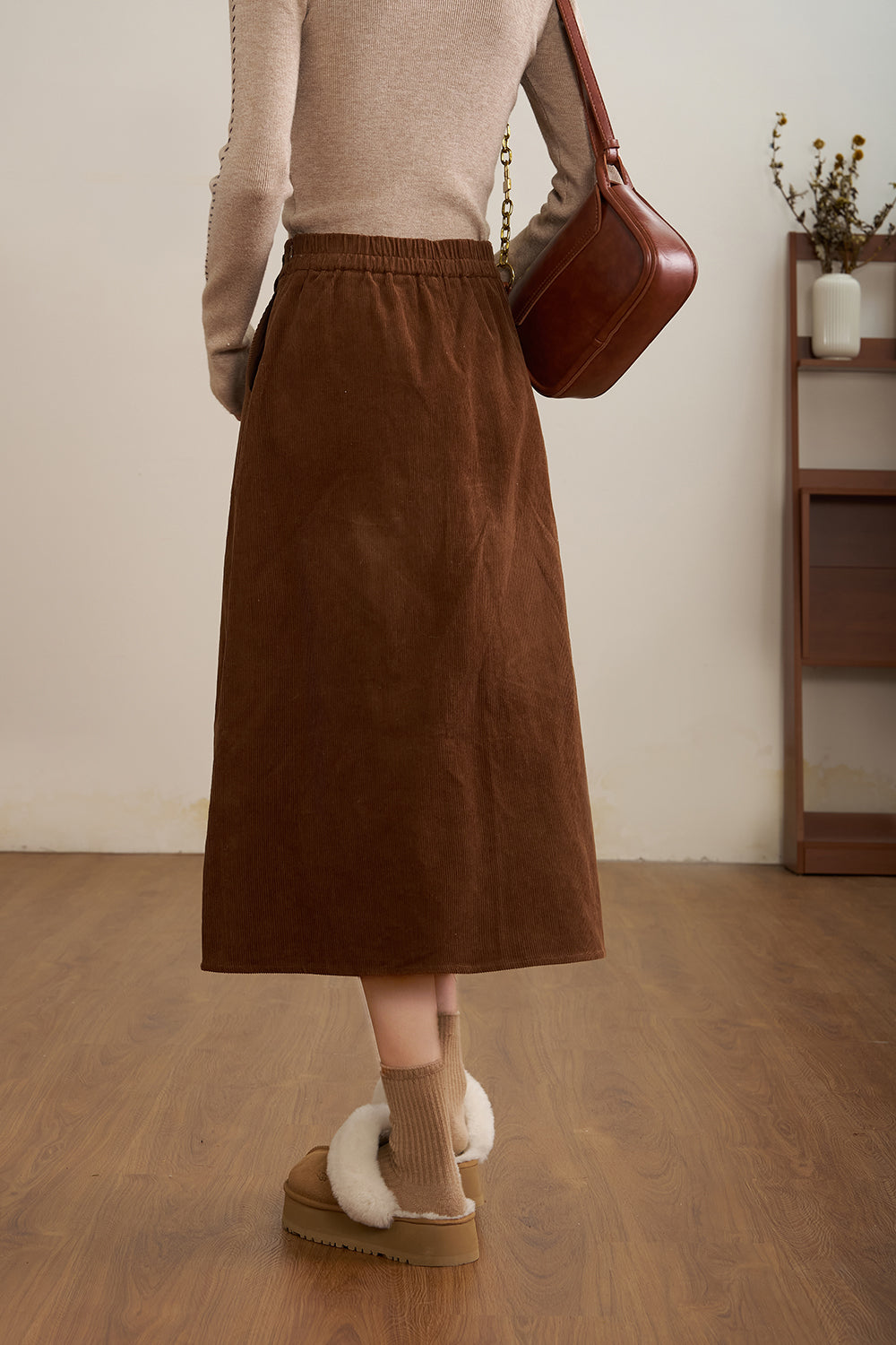 A Line Maxi Skirt for Women