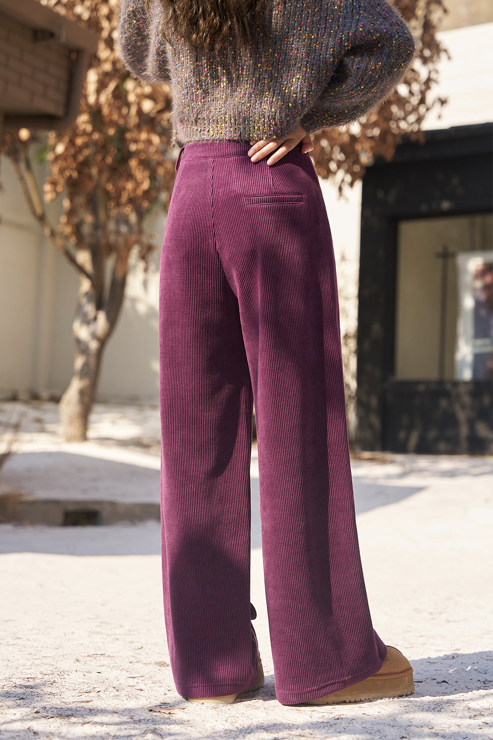 Corduroy Wide Leg pants for Women