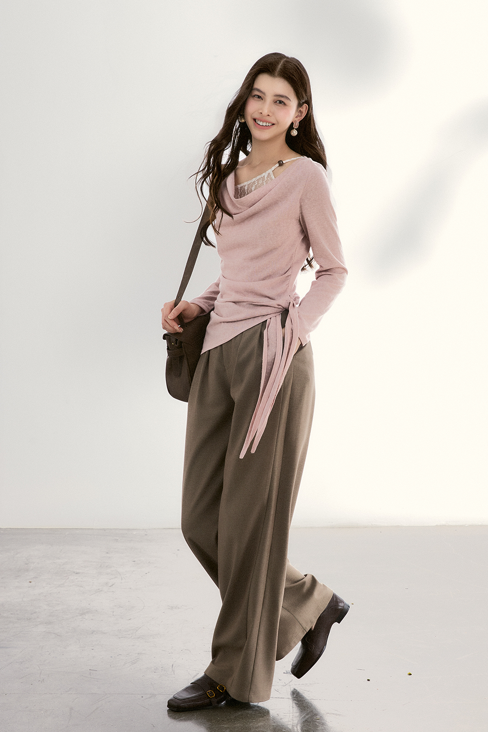 여성용 니트 셔츠