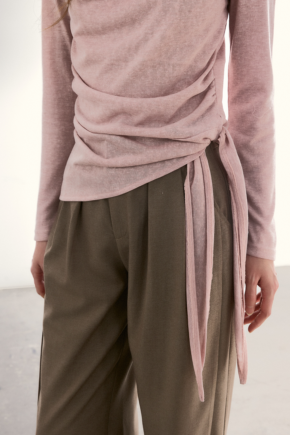 여성용 니트 셔츠