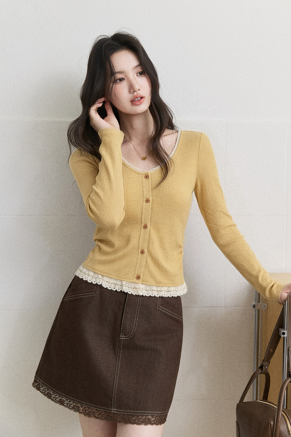 Knit Shirt for Women MISHOW