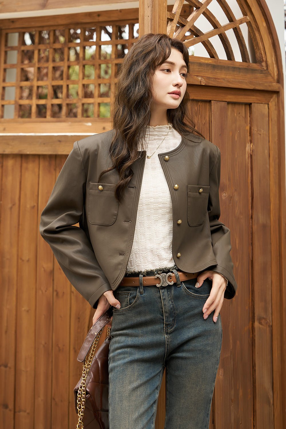 Leather Coat for Women