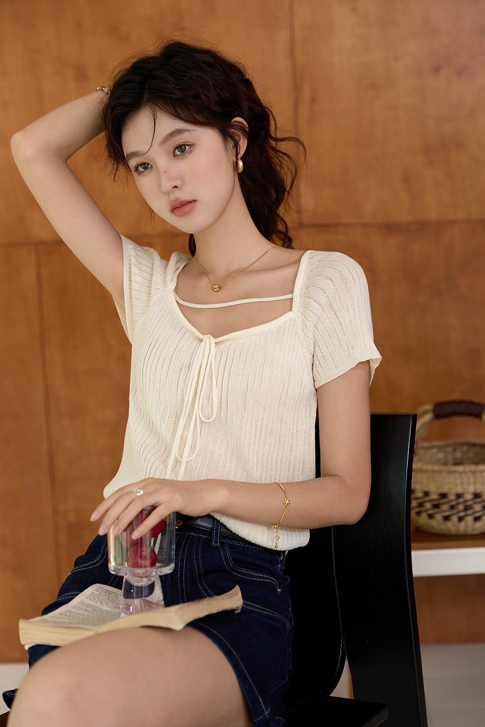 Knit T-shirt for Women