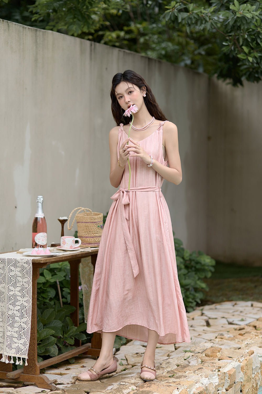 Maxi Spaghetti Strap Dress for Women