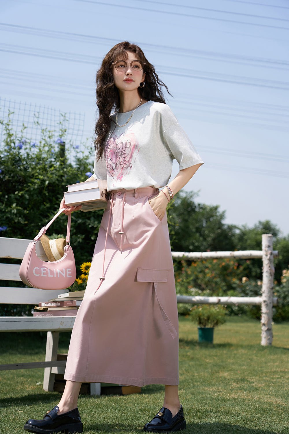 High Waist Maxi Skirt for Women - Mishow