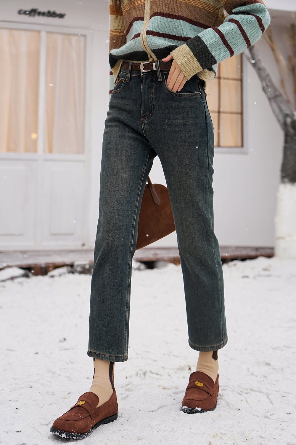 Thicken Denim Jeans for Women