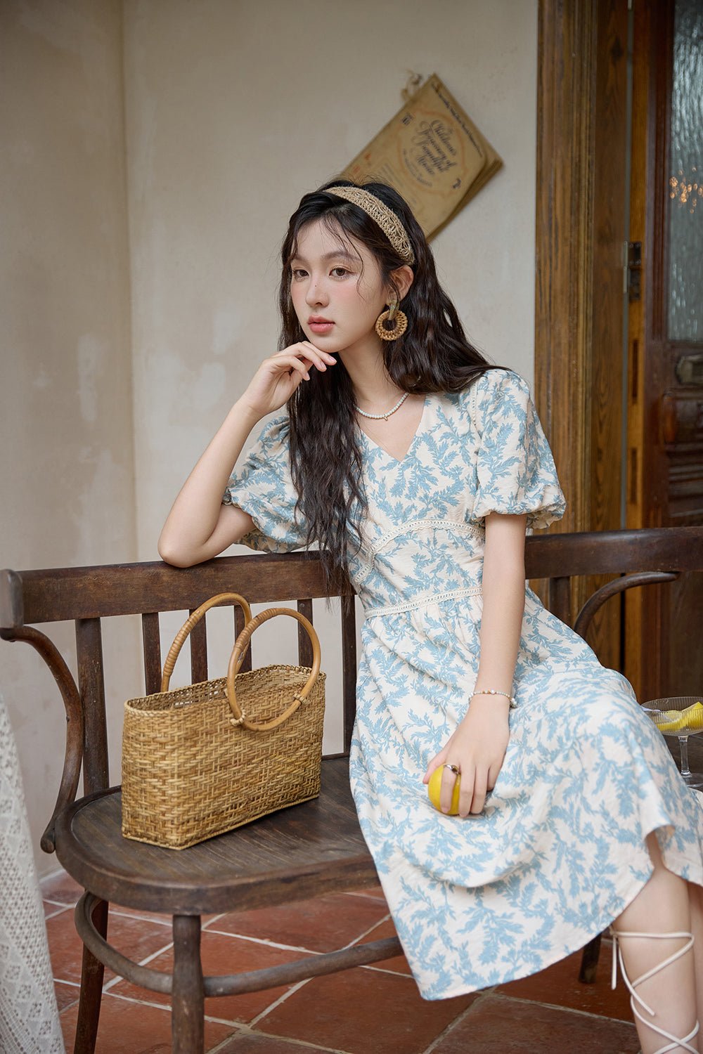 Floral Midi Dress for Women