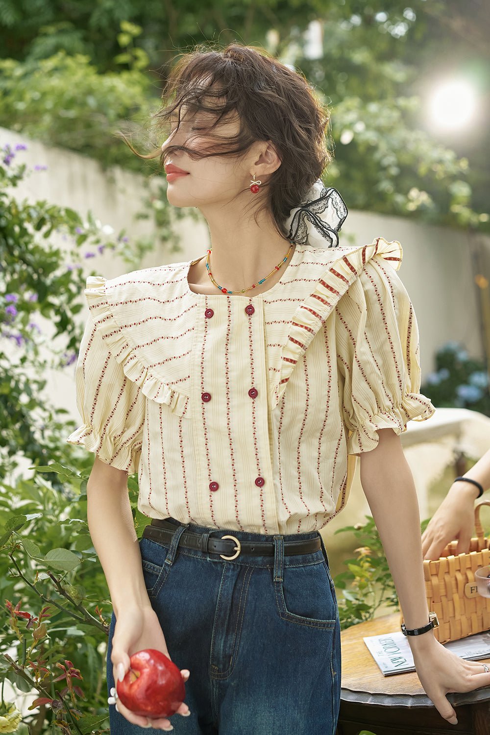 Peter Pan Collar Blouse for Women