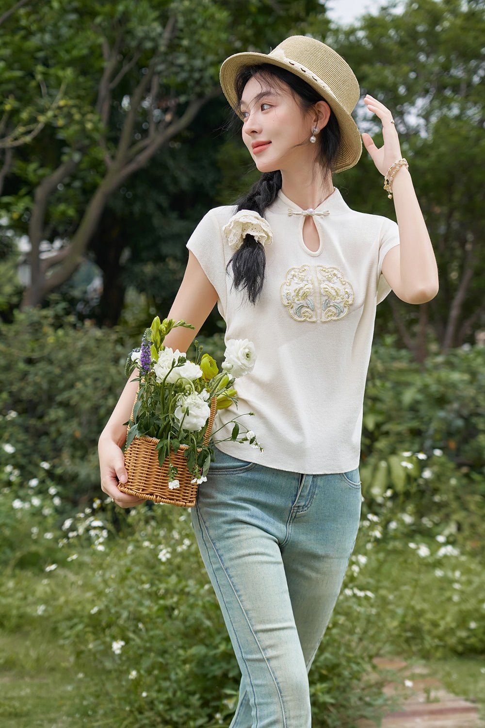 Knit T-shirt for Women