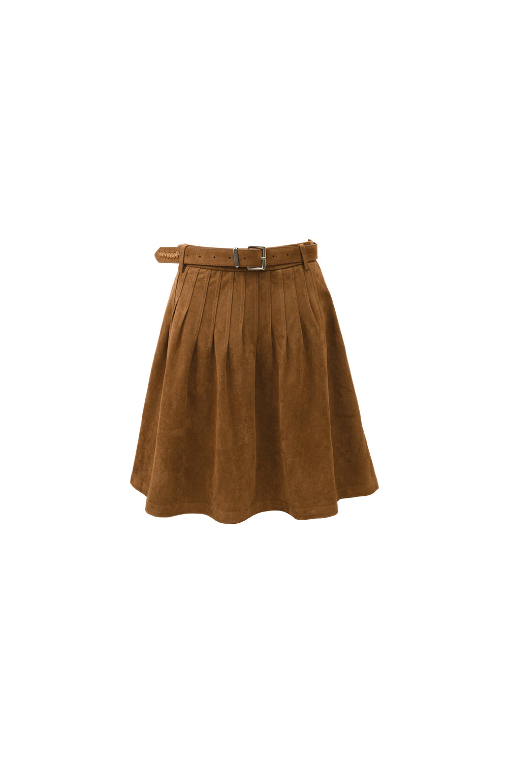 Midi Skirt+Belt for Women MISHOW