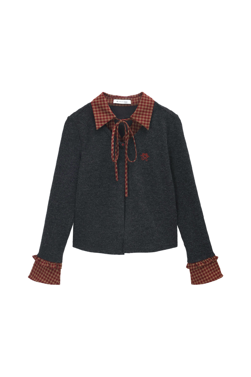 Layered Knit Shirt for Women