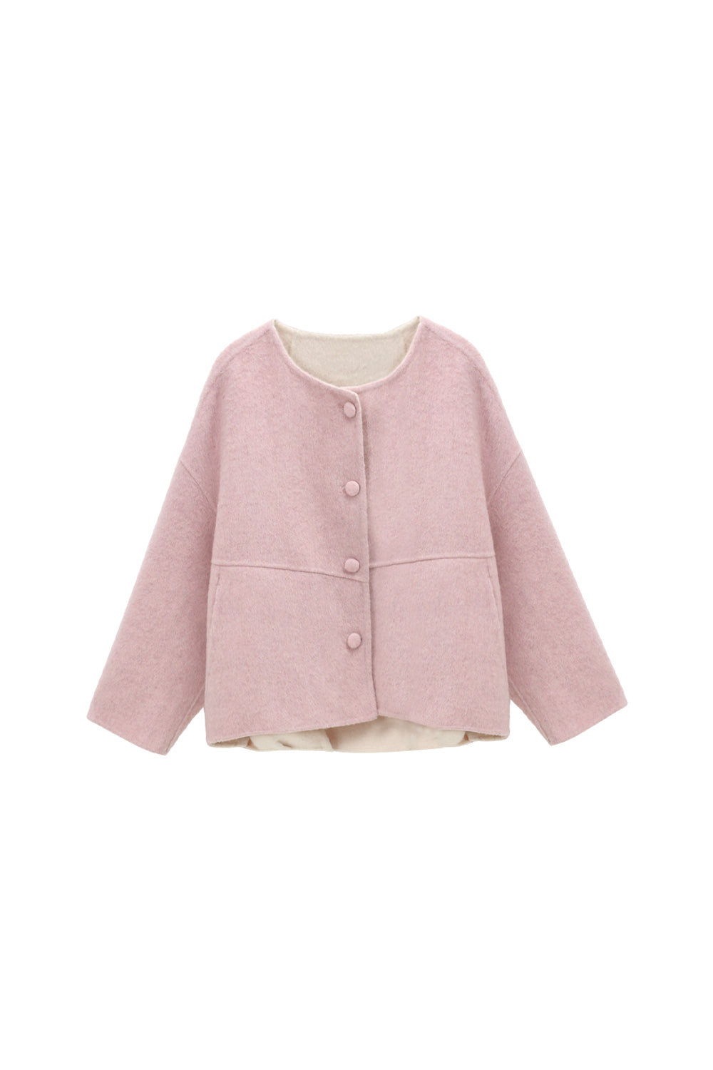 Mantel Wol + Topi untuk Wanita