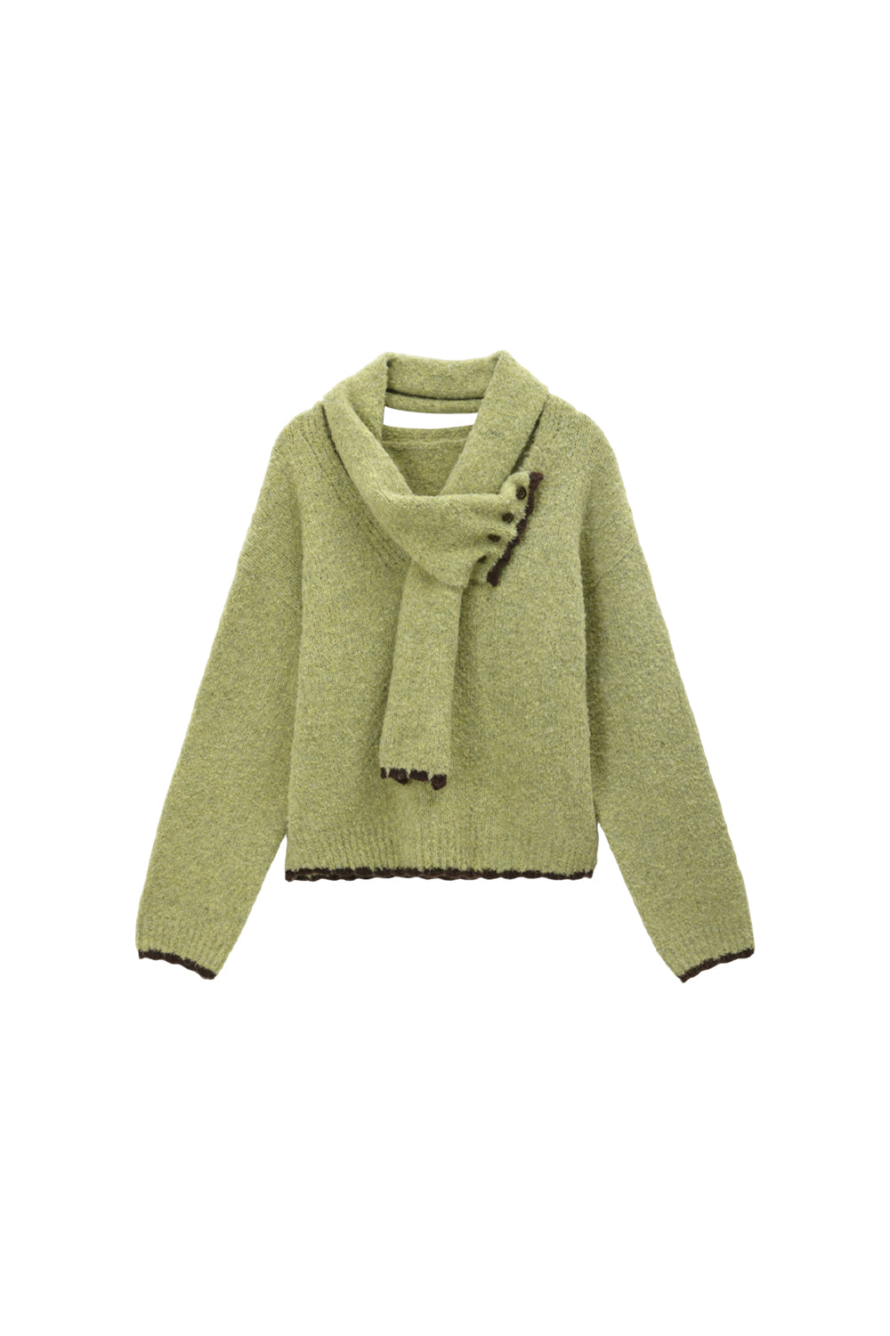 Knit Shirt+Scarf for Women