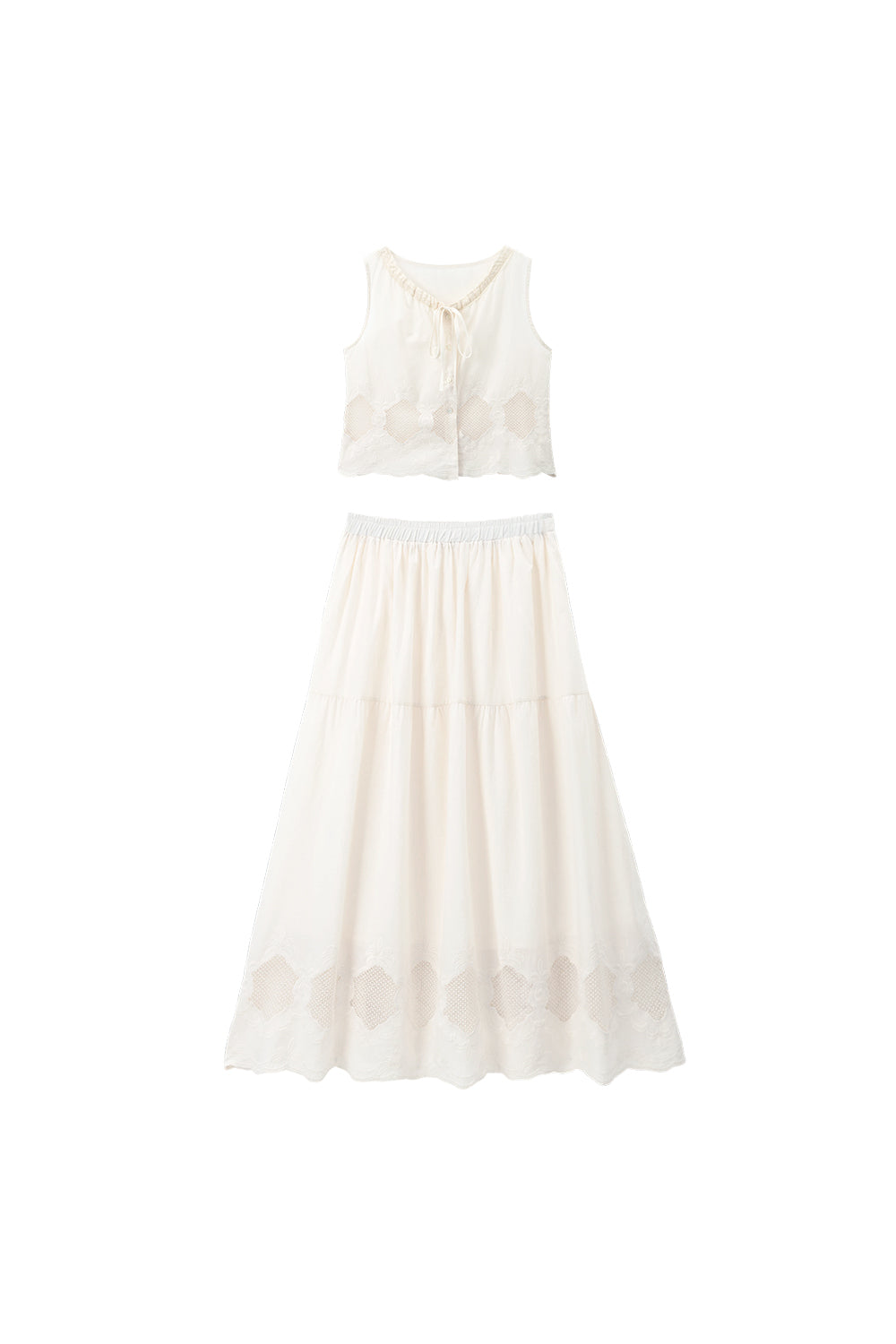 Blouse and Skirt Set