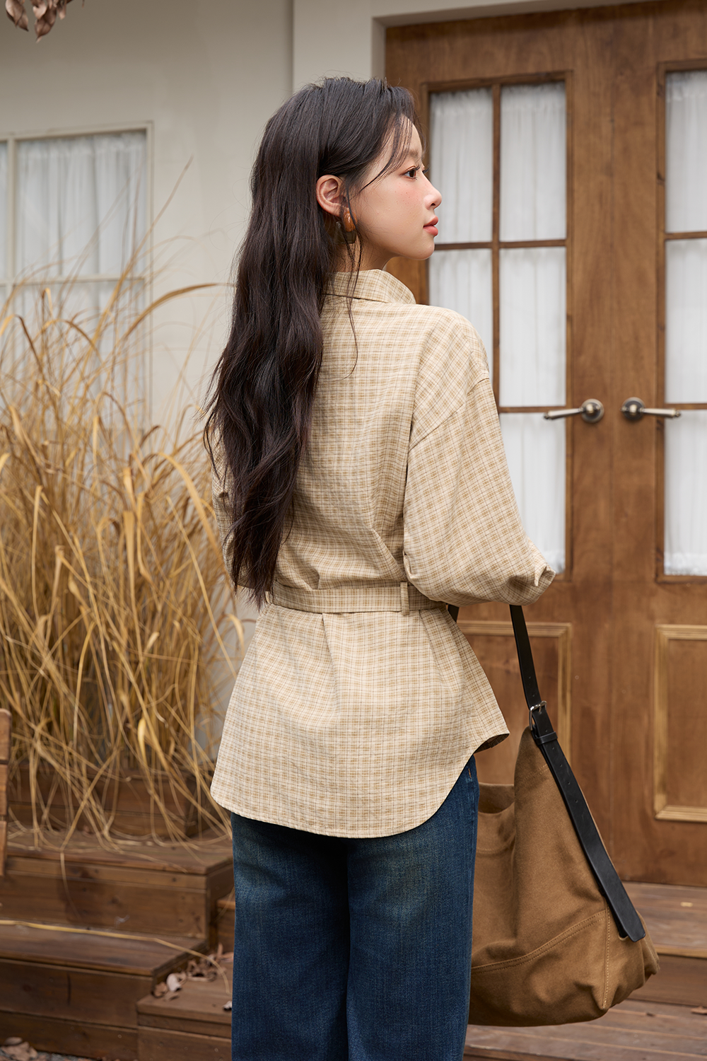 여성용 셔츠+벨트