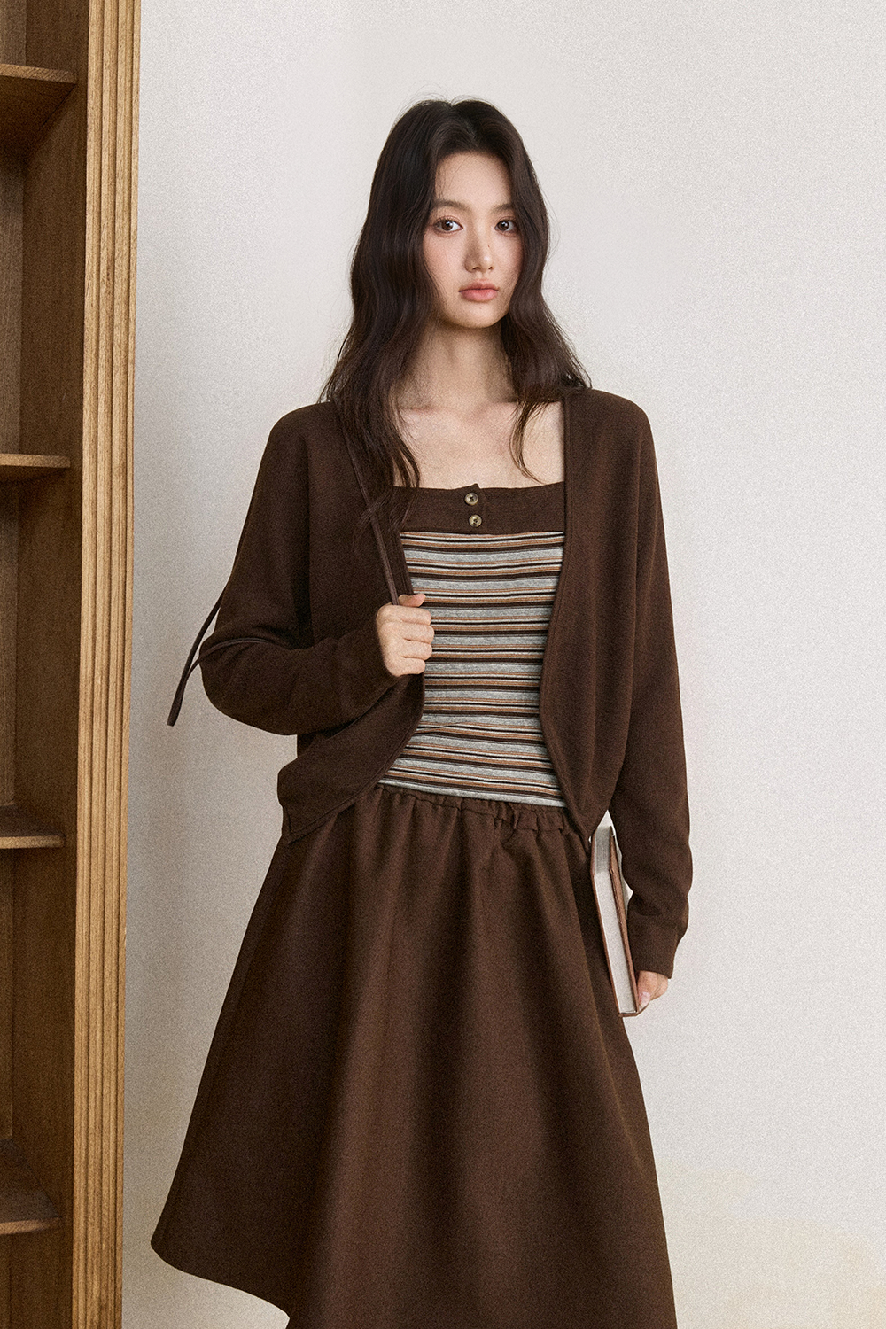 Knit Shirt+Camisole for Women MISHOW