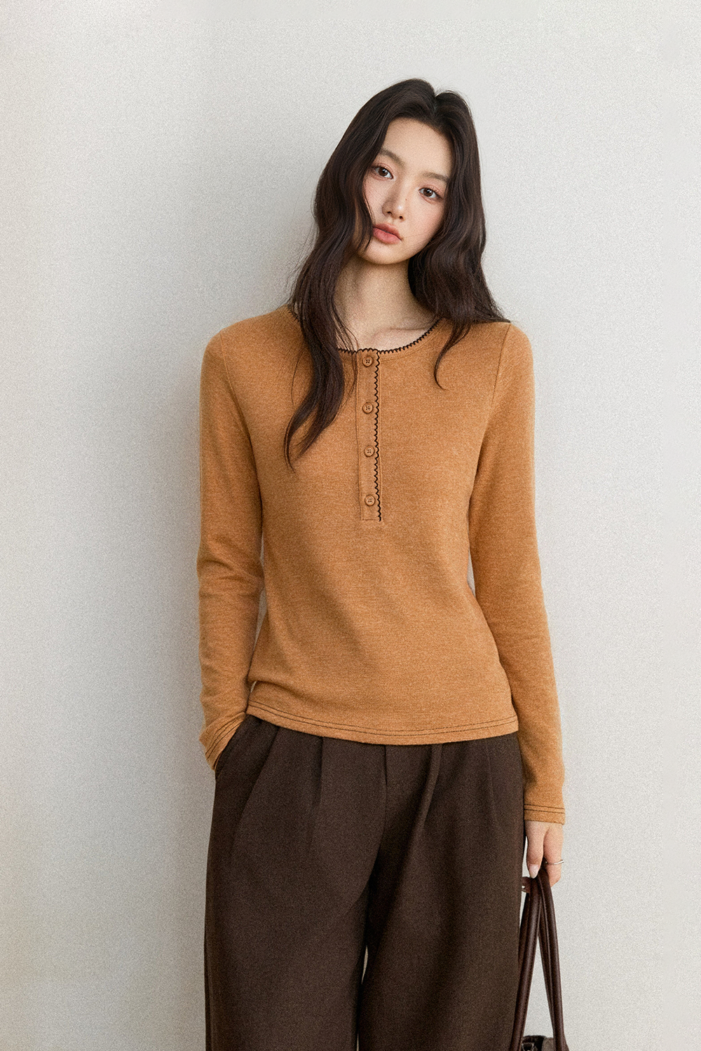 Long Sleeve T-shirt for Women MISHOW