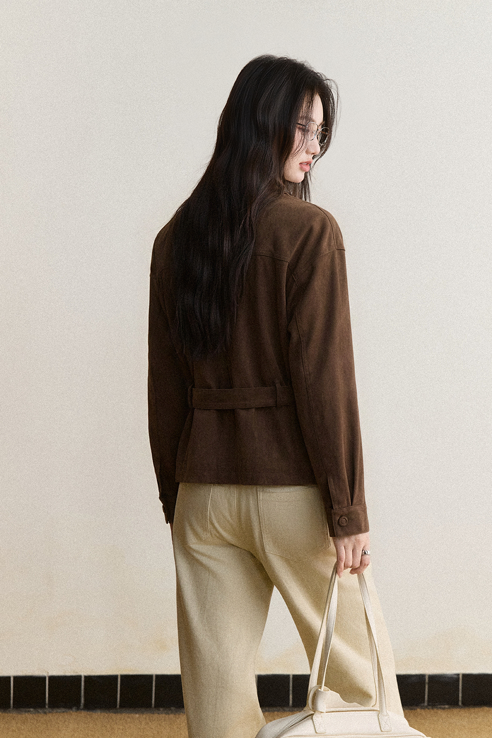 Coat+Belt for Women MISHOW