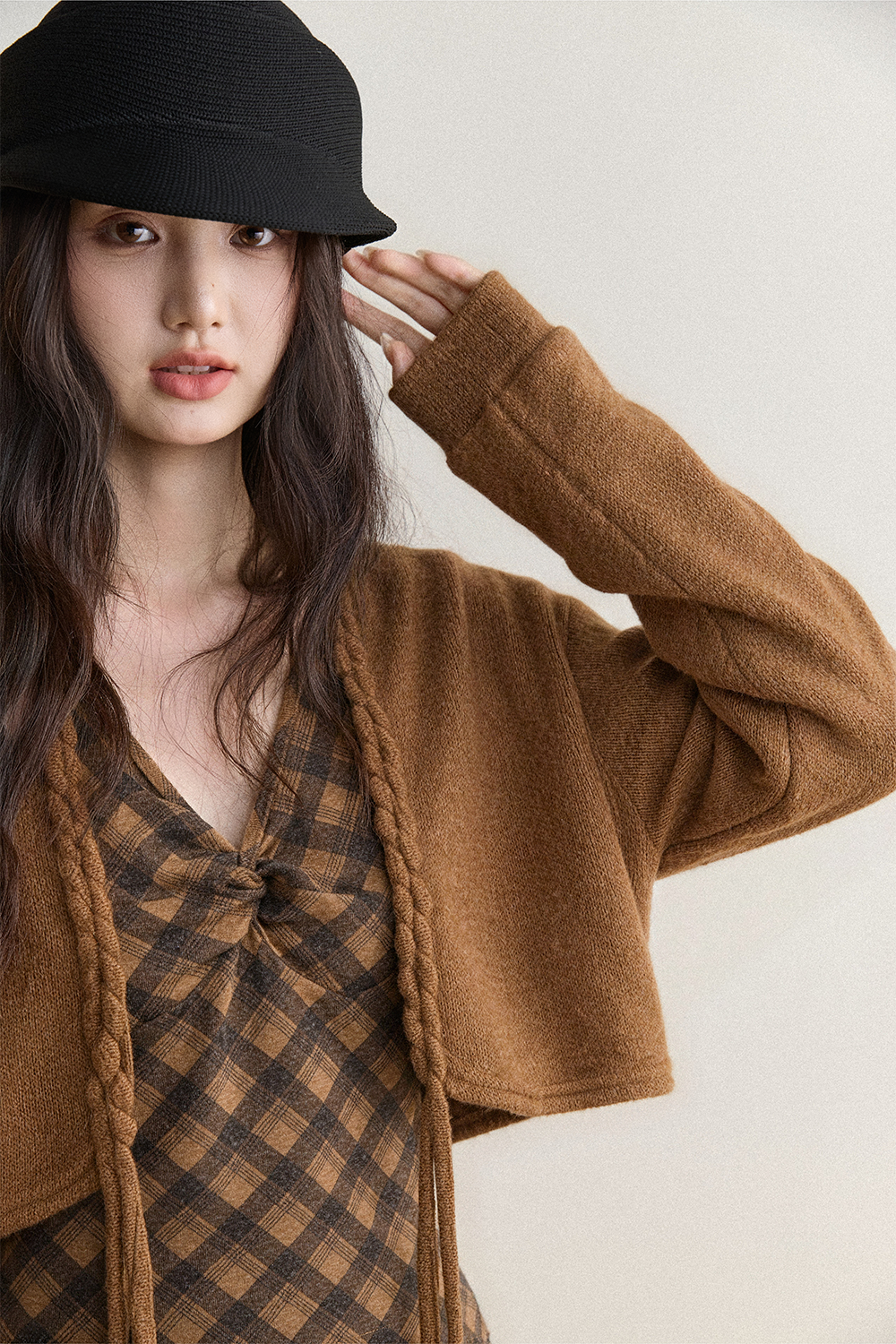 Knit Shirt Set for Women MISHOW