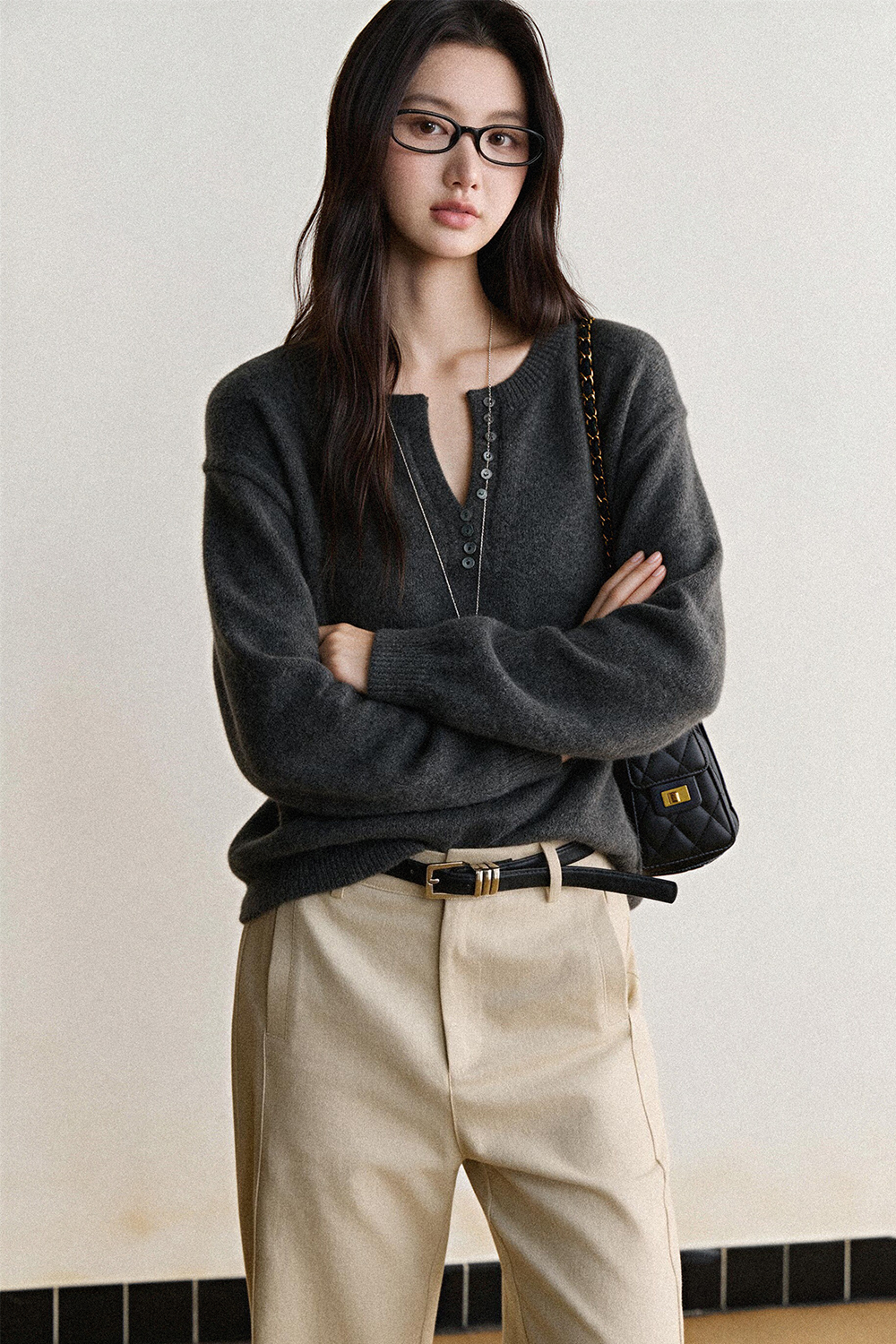 Knit Shirt for Women MISHOW