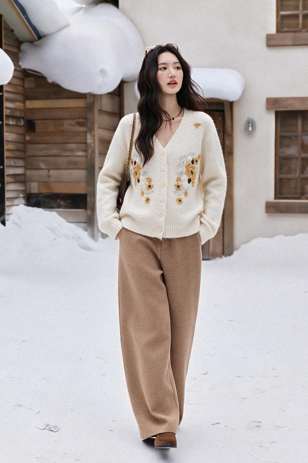 Knit Cardigan for Women MISHOW