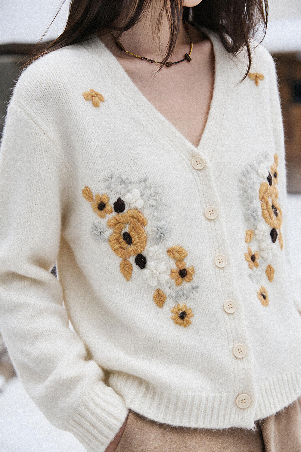 Knit Cardigan for Women MISHOW