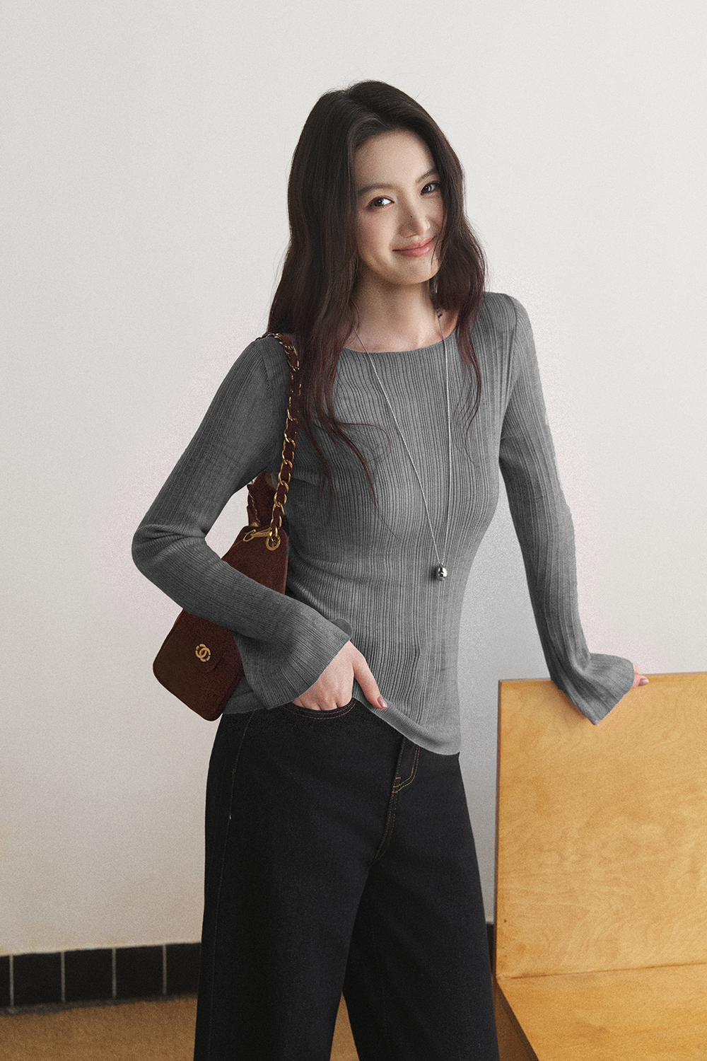 Knit Shirt for Women MISHOW