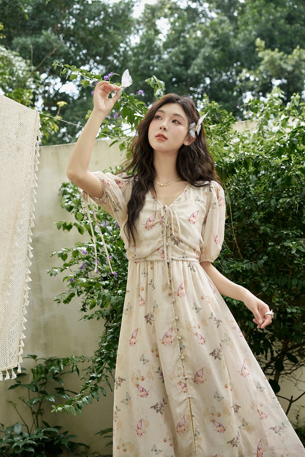 Women Elegant Floral Maxi Dress