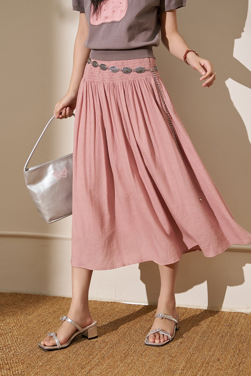 High Waist Maxi Skirt for Women